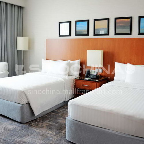 FF0027 Custom design hotel furniture and modern wooden bedroom, four-star hotel furniture set, please contact customer service for customized products